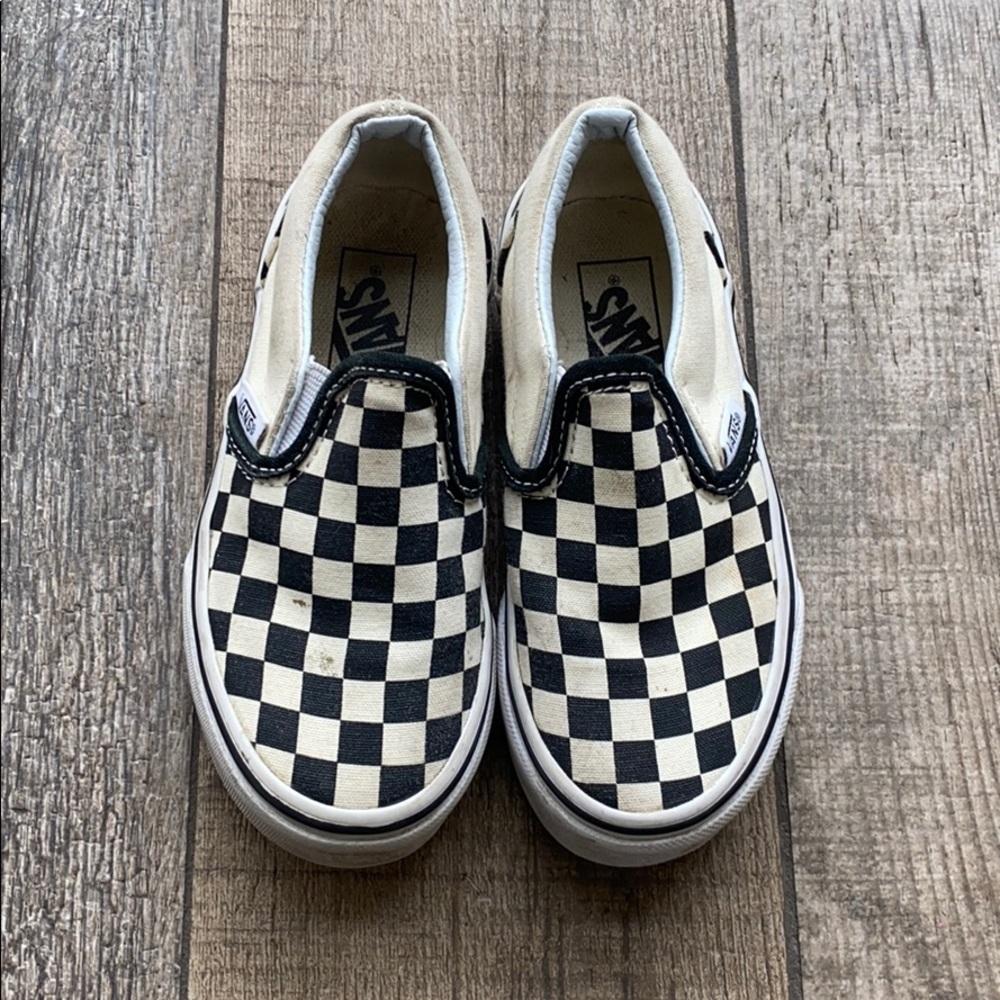 Toddler Checkerboard Vans 10.5